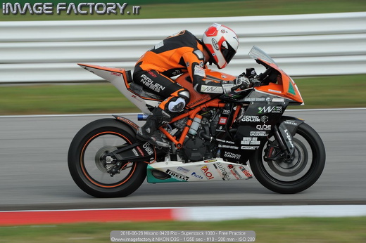 2010-06-26 Misano 0420 Rio - Superstock 1000 - Free Practice